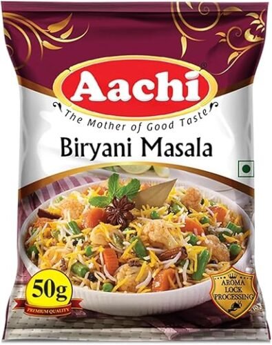 AACHI Biriyani Masala 50 g (Pack of 6) Spice Mix for Biryani, The Mother of Good Taste