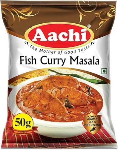 AACHI Fish Curry Masala 50 g | Pack of 10 | Total 500 g | The Mother of Good Traditional Taste !