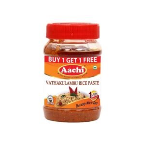 Aachi New vathakulambu paste - 200g (Buy 1 get 1(Different Flavour) & MJR Special Fryums -200gm