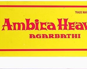 Ambica Heaven Agarbathies | Agarbatti for Pooja | Herbal and Organic Pooja Supplies | Hand Rolled Incense Sticks | (160g)