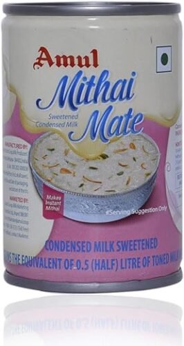 Amul Mithai Mate - Sweetened Condensed Milk, 200G Tin, Powder