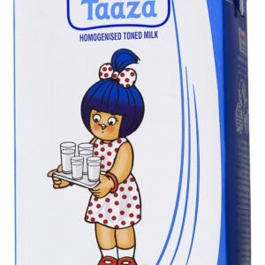 Amul Taaza Homogenised Toned Milk 1 L Carton, Liquid