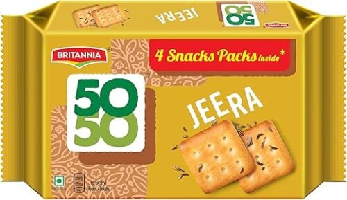 Britannia 50-50 Jeera Masti Biscuits, 260g or 300g