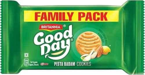 Britannia Good Day Pista Badam Cookies, 600g