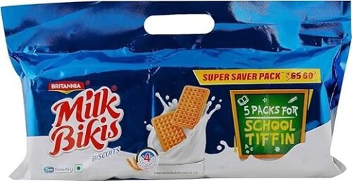 Britannia Milk Bikis Biscuits, 500 g