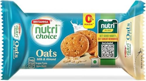 Britannia Nutri Choice, Milk Almond (75g+25g Extra), 100gm