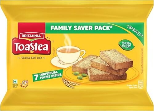 Britannia Rusk Toastea Premium Bake , 700gm, Brown