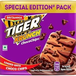 Britannia Tiger Krunch Chocochip Biscuits, 400g