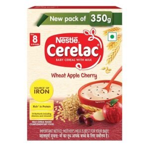 Cerelac Baby Cereal with Milk Stage 2, From 8 to 24 Months (Wheat Apple Cherry)