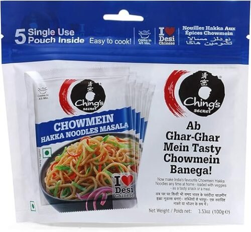 Ching's Secret Chowmein Hakka Noodles Masala, 20g (Pack of 5)