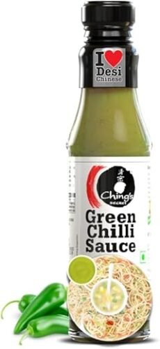 Ching's Secret Green Chilli Sauce, 190 Grams, Bold and Flavourful