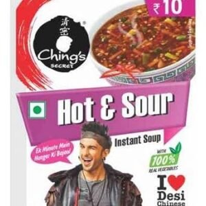 Ching's Secret Hot & Sour Instant Soup MRP.10/- (Pack of 20- Total MRP.200/-)