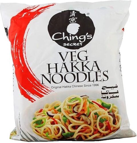 CHING's Secret Veg Hakka Noodles 150Gm (Pack Of 5), Vegetarian