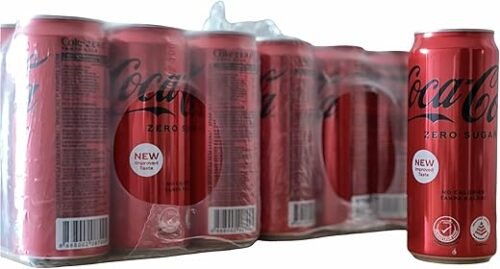 Coca-Cola Chefs Need No Sugar Soft Drink (330 ml) -Pack of 24 Cans