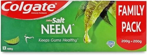 Colgate Active Salt Neem Toothpaste-400G (Family Pack)