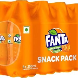 FANTA® Orange Soft Drink | PET Bottle, 250 ml (Pack of 8)