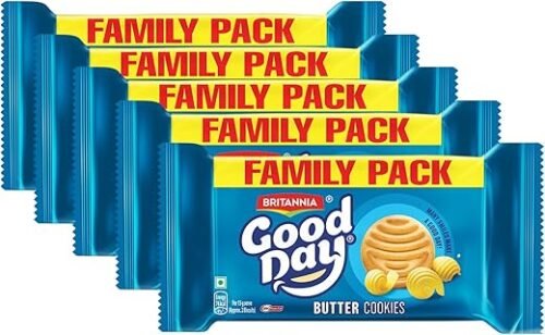 Good Day Britannia Butter Cookies, 120Gm Pack of 5 - Butter