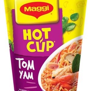 MAGGI Hot Cup TOM YAM [ Tom Yam Flavor ] Noodles 60g Cup (Imported), The Product of Malaysia