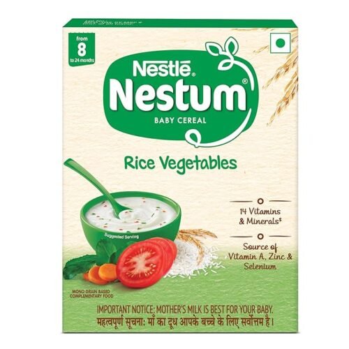 Nestle NESTUM Baby Cereal - Rice Vegetables (From 8 to 12 months)