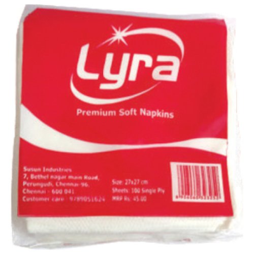 Lyra Tissue Paper – Premium Soft Tissue: 100 pulls, single-ply soft tissue
